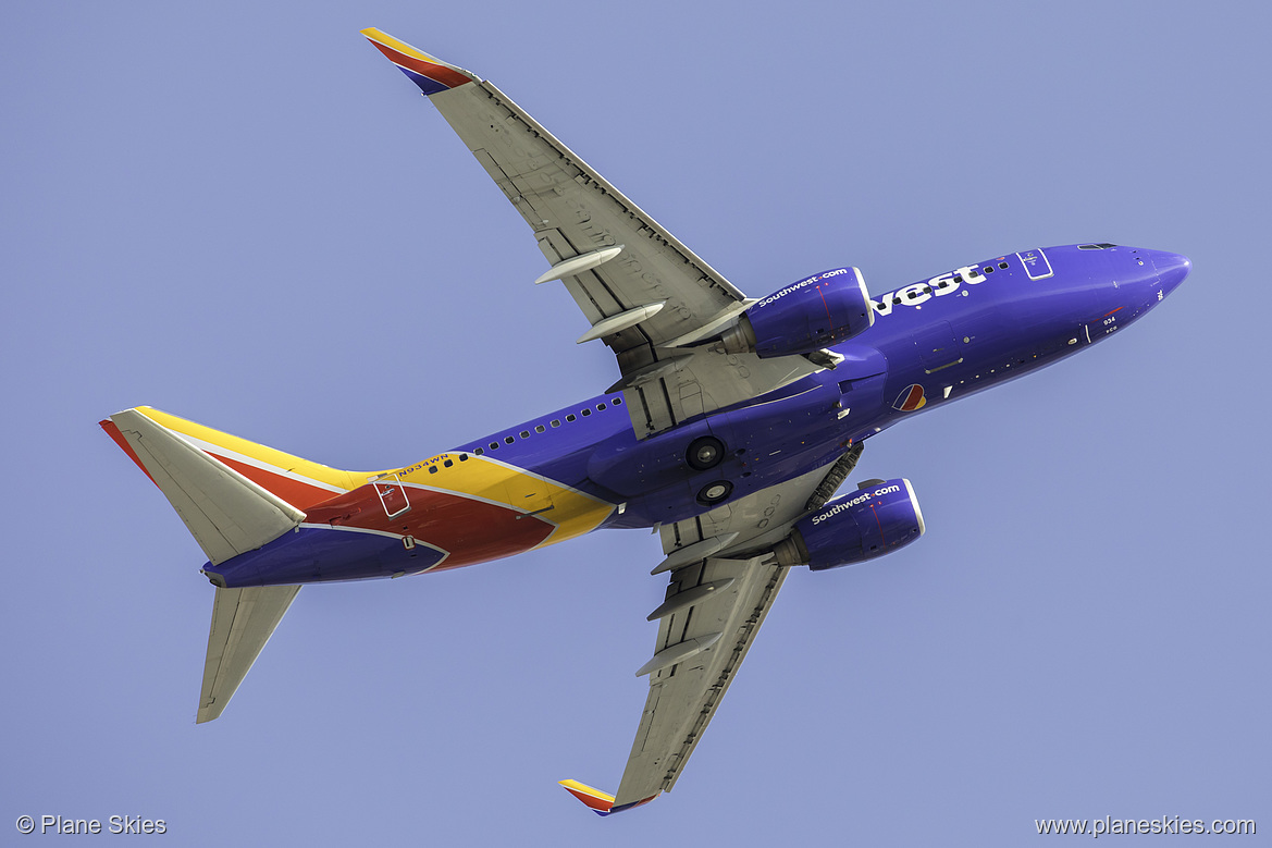 Southwest Airlines Boeing 737-700 N934WN at McCarran International Airport (KLAS/LAS)