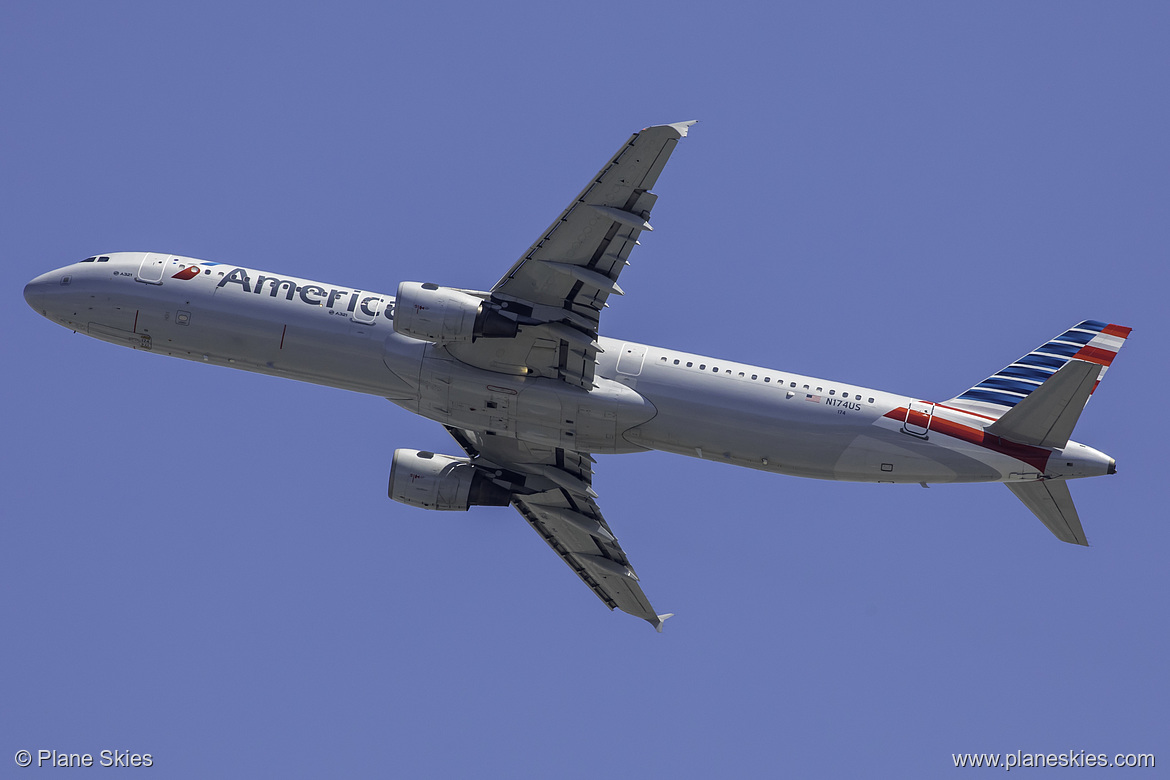 American Airlines Airbus A321-200 N174US at San Francisco International Airport (KSFO/SFO)