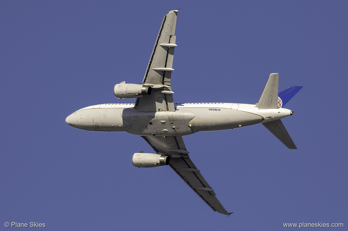 United Airlines Airbus A319-100 N838UA at San Francisco International Airport (KSFO/SFO)