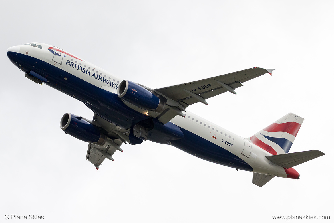 British Airways Airbus A320-200 G-EUUF at London Heathrow Airport (EGLL/LHR)