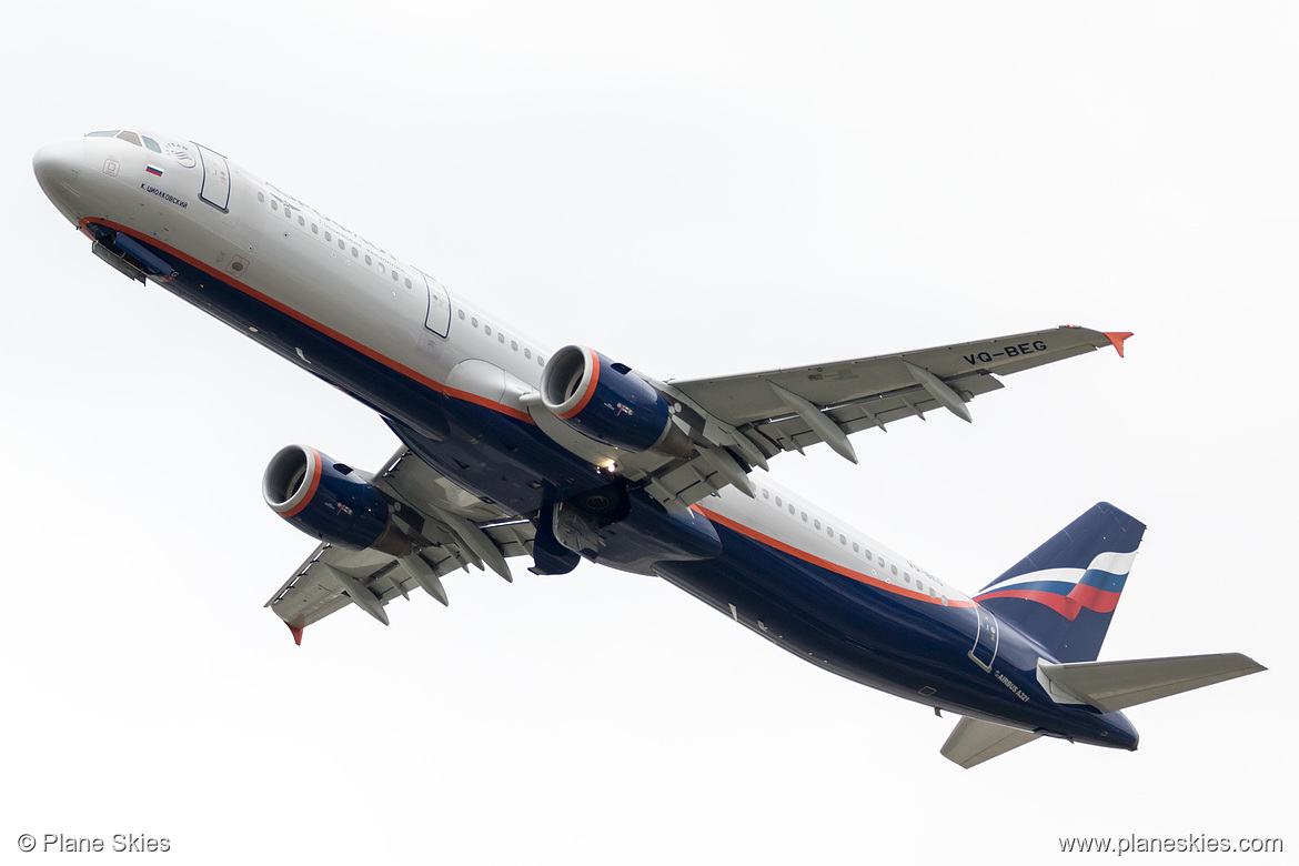 Aeroflot Airbus A321-200 VQ-BEG at London Heathrow Airport (EGLL/LHR)