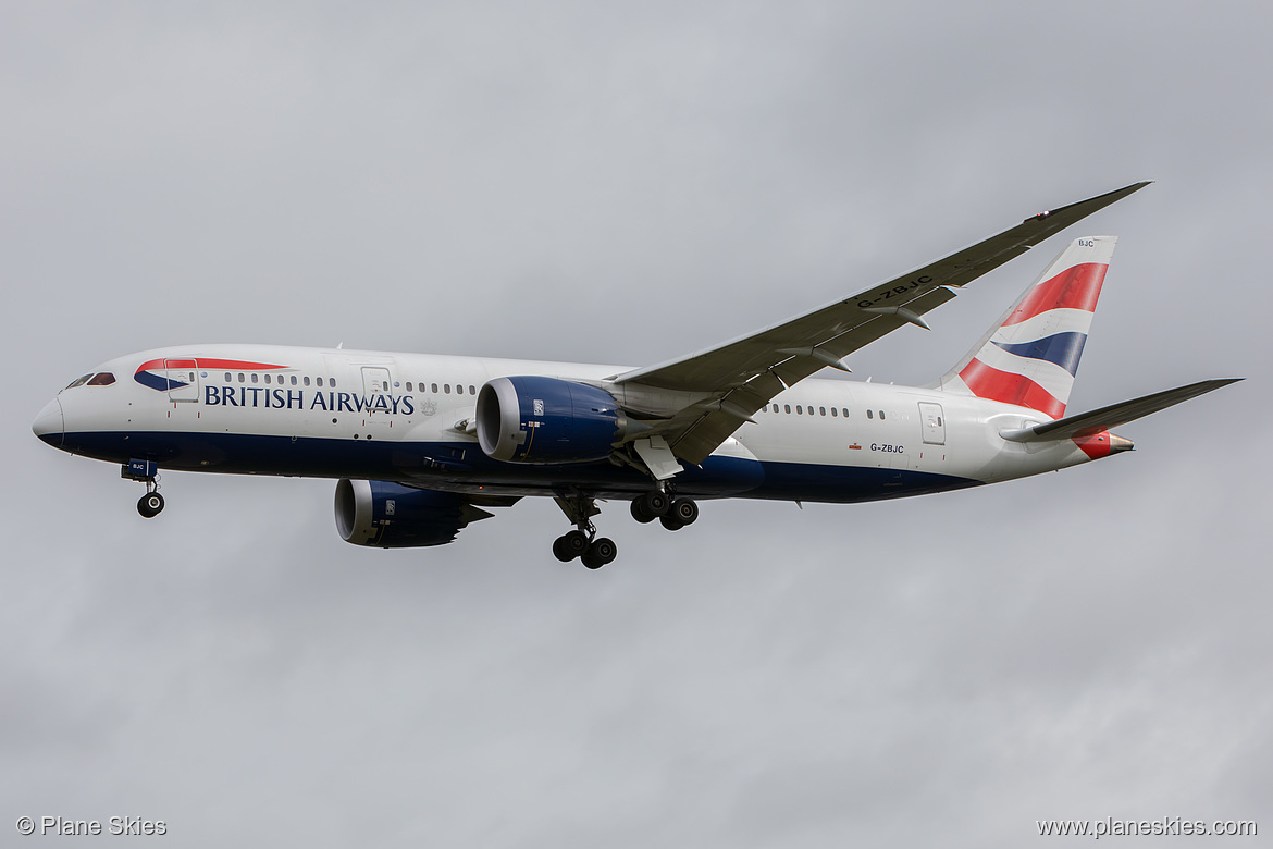 British Airways Boeing 787-8 G-ZBJC at London Heathrow Airport (EGLL/LHR)