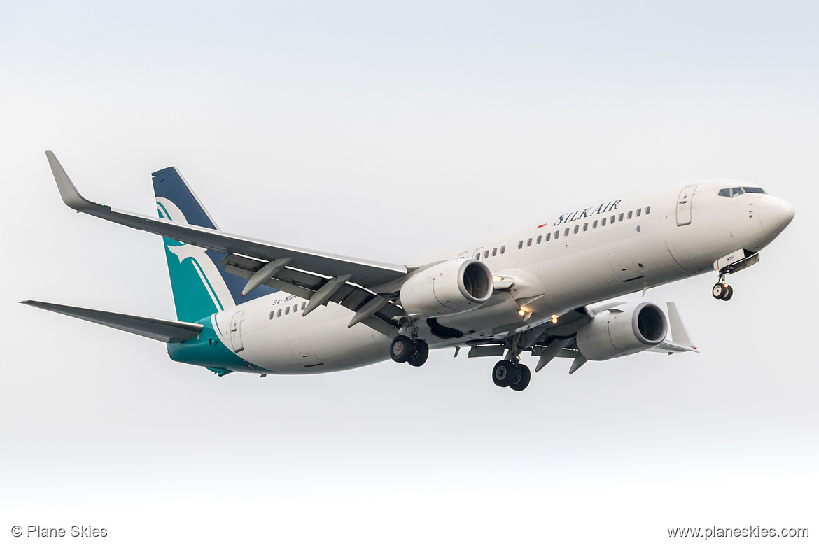 SilkAir Boeing 737-800 9V-MGH at Singapore Changi Airport (WSSS/SIN)