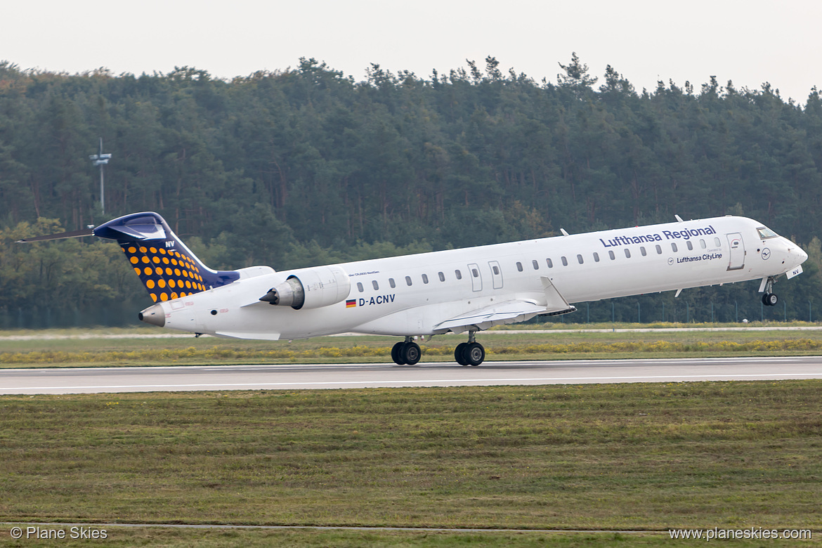 Lufthansa CityLine Canadair CRJ-900 D-ACNV at Frankfurt am Main International Airport (EDDF/FRA)