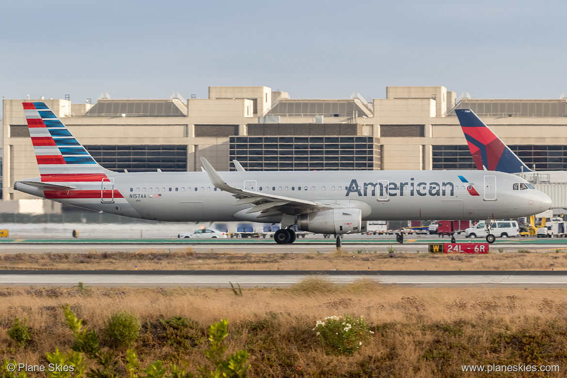 American Airlines Airbus A321-200 N157AA at Los Angeles International Airport (KLAX/LAX)