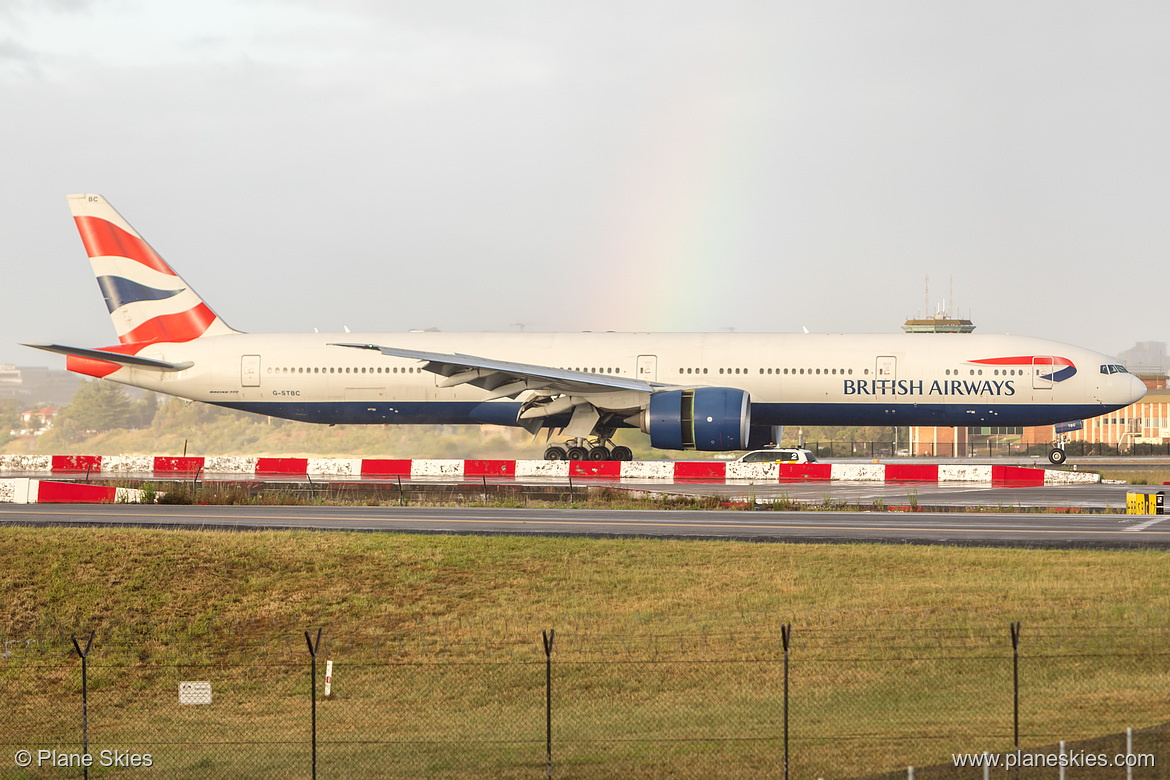 British Airways Boeing 777-300ER G-STBC at Sydney Kingsford Smith International Airport (YSSY/SYD)