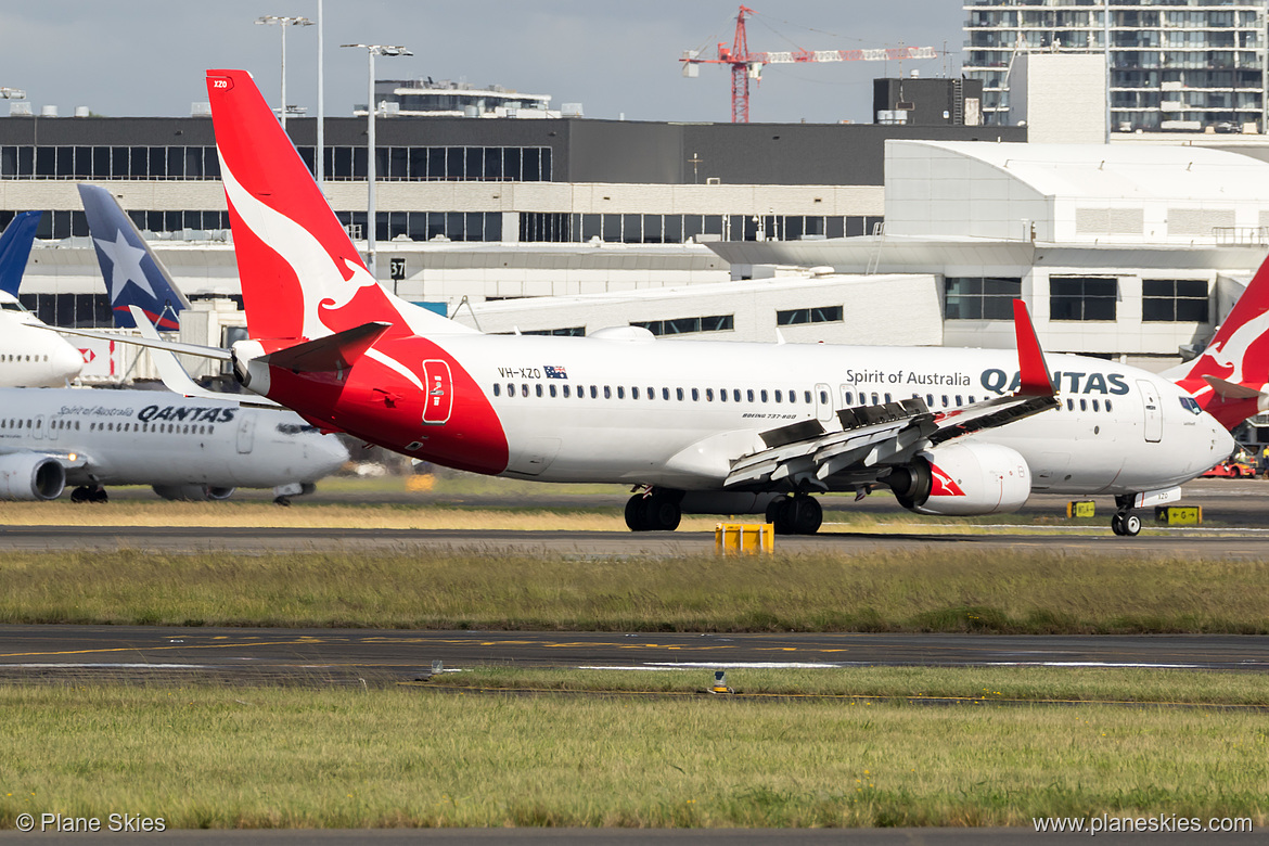 Qantas Boeing 737-800 VH-XZO at Sydney Kingsford Smith International Airport (YSSY/SYD)