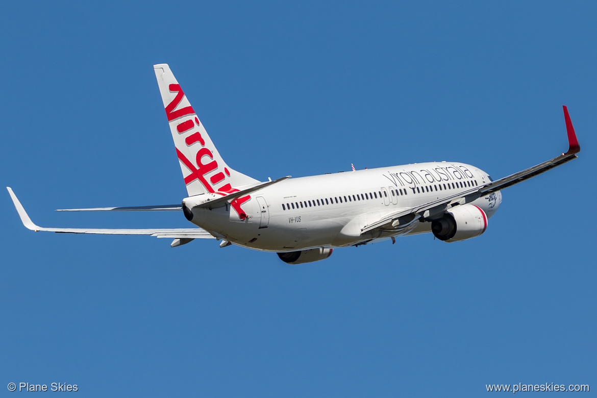 Virgin Australia Boeing 737-800 VH-VUS at Melbourne International Airport (YMML/MEL)