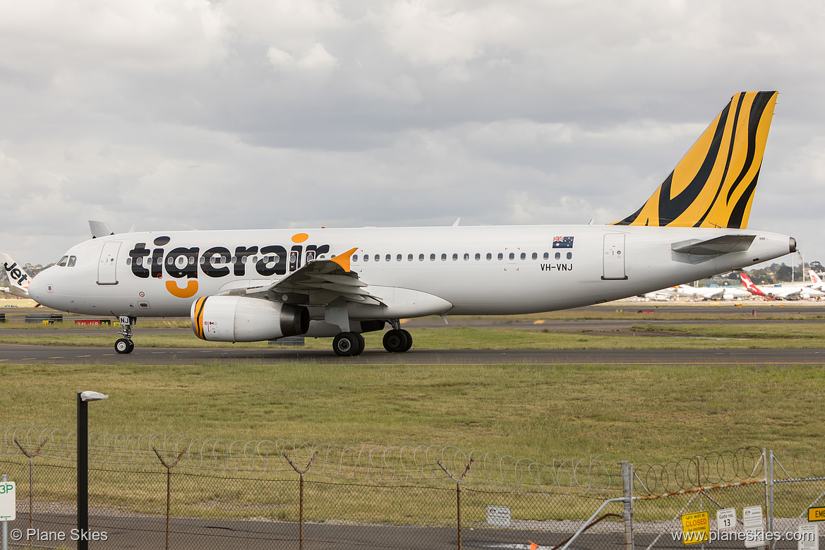 Tigerair Australia Airbus A320-200 VH-VNJ at Sydney Kingsford Smith International Airport (YSSY/SYD)