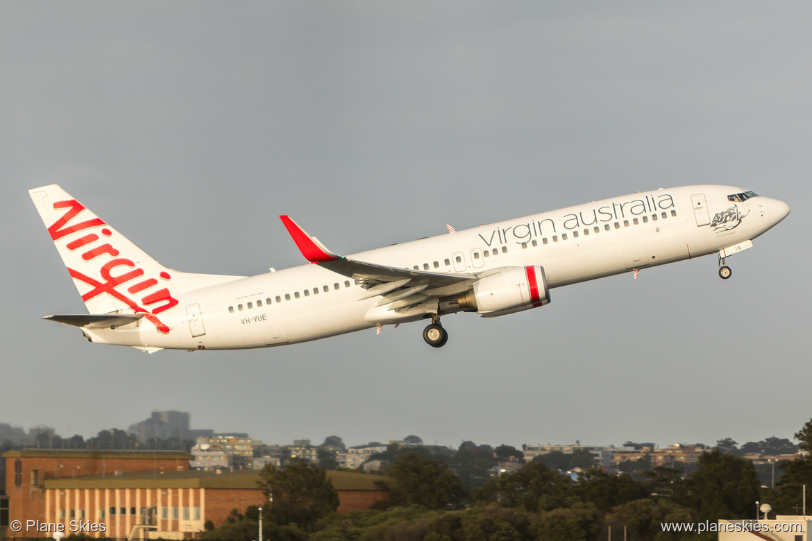 Virgin Australia Boeing 737-800 VH-VUE at Sydney Kingsford Smith International Airport (YSSY/SYD)