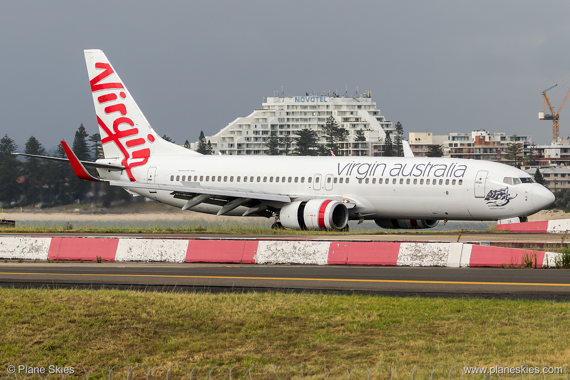 Virgin Australia Boeing 737-800 VH-VUK at Sydney Kingsford Smith International Airport (YSSY/SYD)