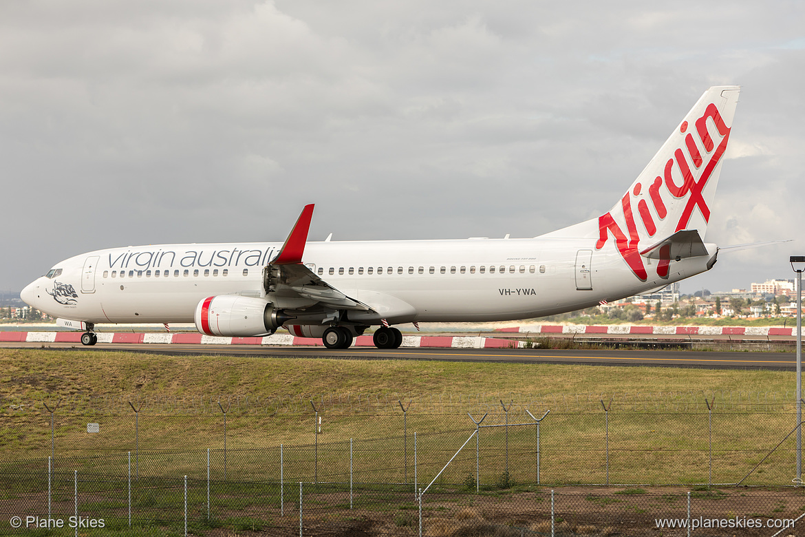 Virgin Australia Boeing 737-800 VH-YWA at Sydney Kingsford Smith International Airport (YSSY/SYD)