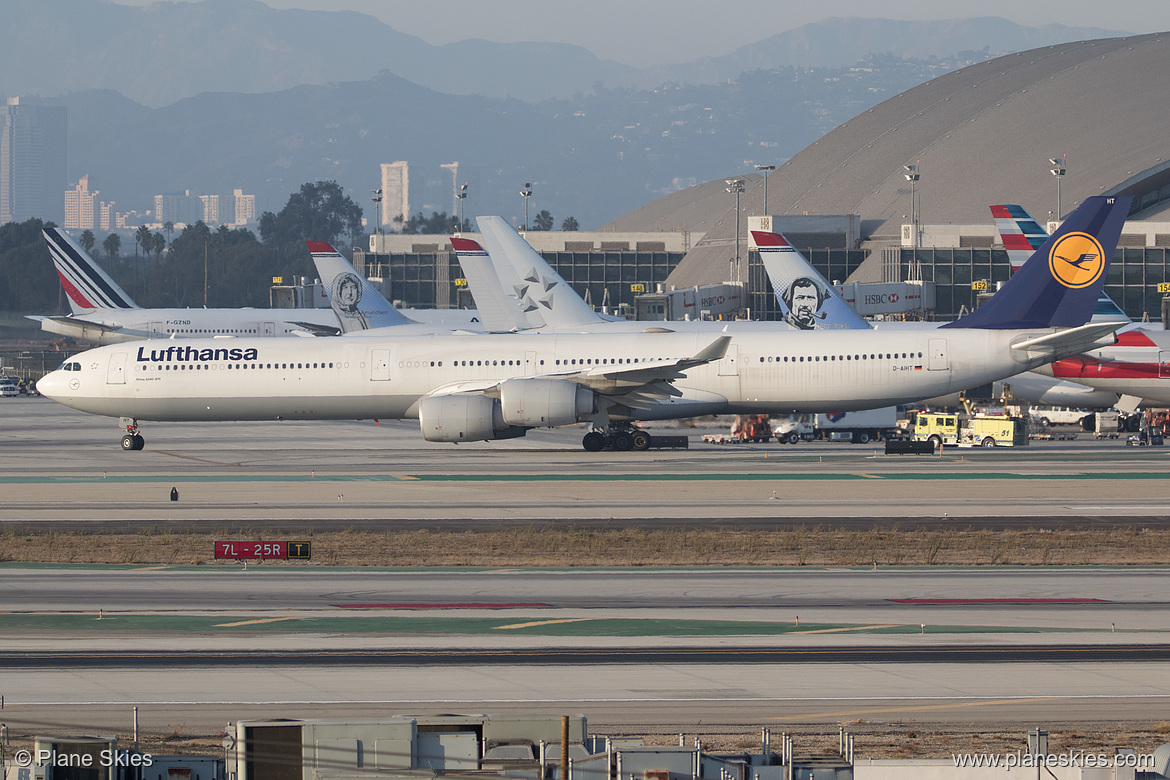 Lufthansa Airbus A340-600 D-AIHT at Los Angeles International Airport (KLAX/LAX)