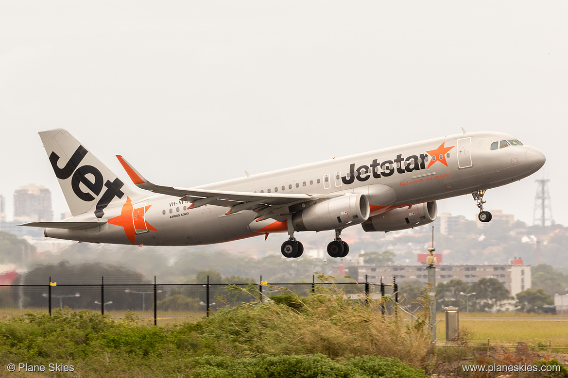 Jetstar Airways Airbus A320-200 VH-VFU at Sydney Kingsford Smith International Airport (YSSY/SYD)