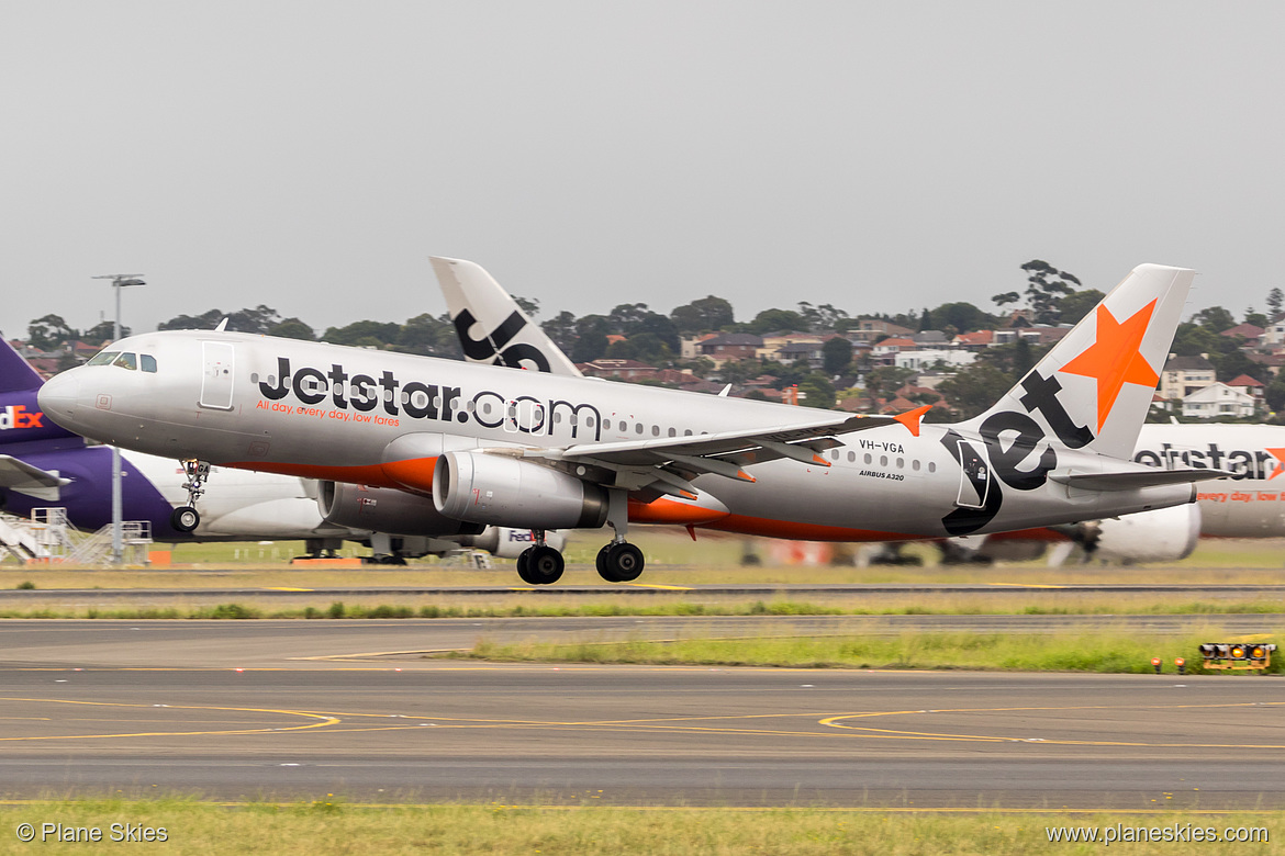 Jetstar Airways Airbus A320-200 VH-VGA at Sydney Kingsford Smith International Airport (YSSY/SYD)