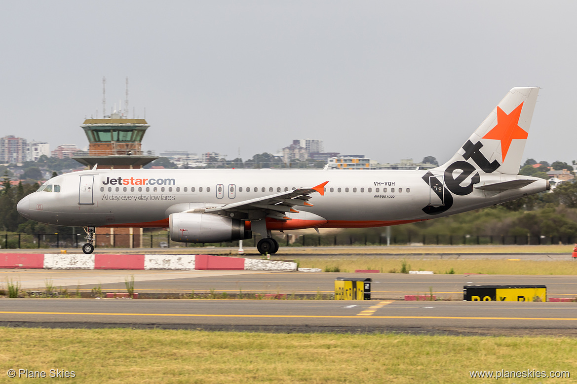 Jetstar Airways Airbus A320-200 VH-VQH at Sydney Kingsford Smith International Airport (YSSY/SYD)