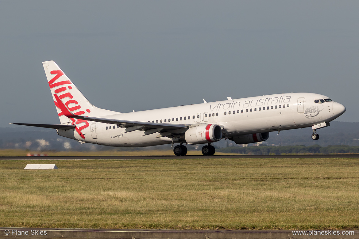 Virgin Australia Boeing 737-800 VH-VUF at Sydney Kingsford Smith International Airport (YSSY/SYD)