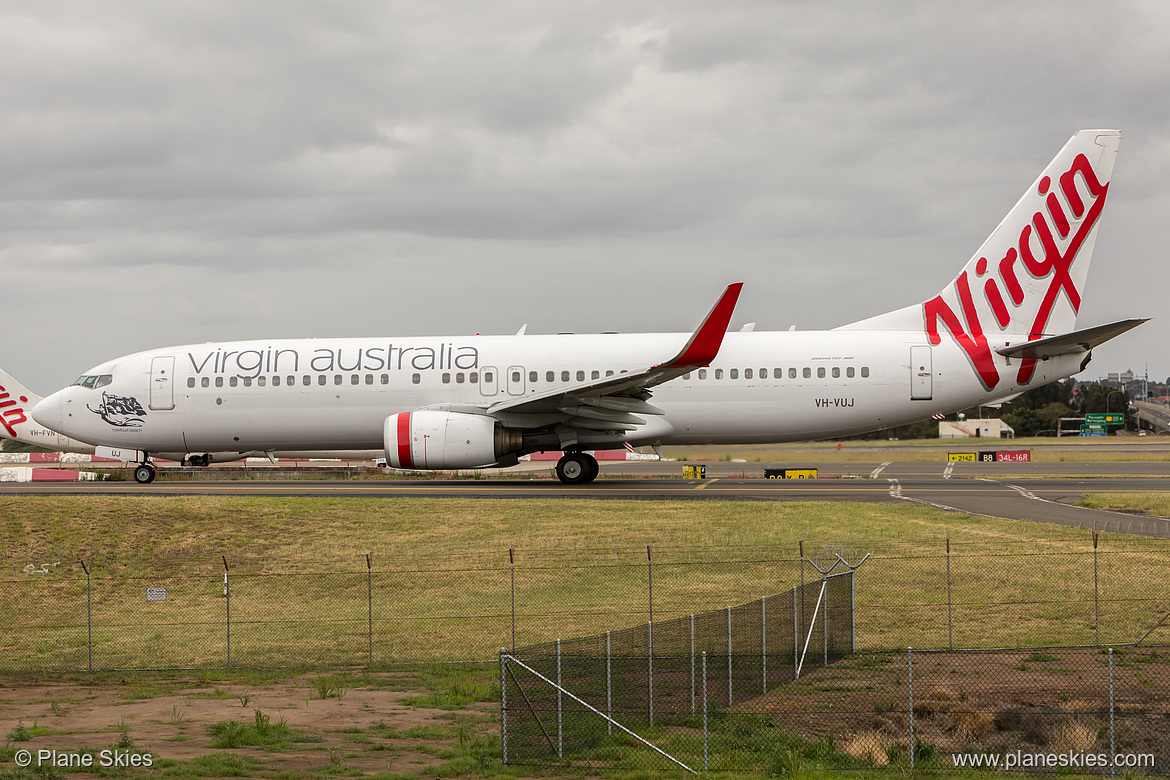 Virgin Australia Boeing 737-800 VH-VUJ at Sydney Kingsford Smith International Airport (YSSY/SYD)