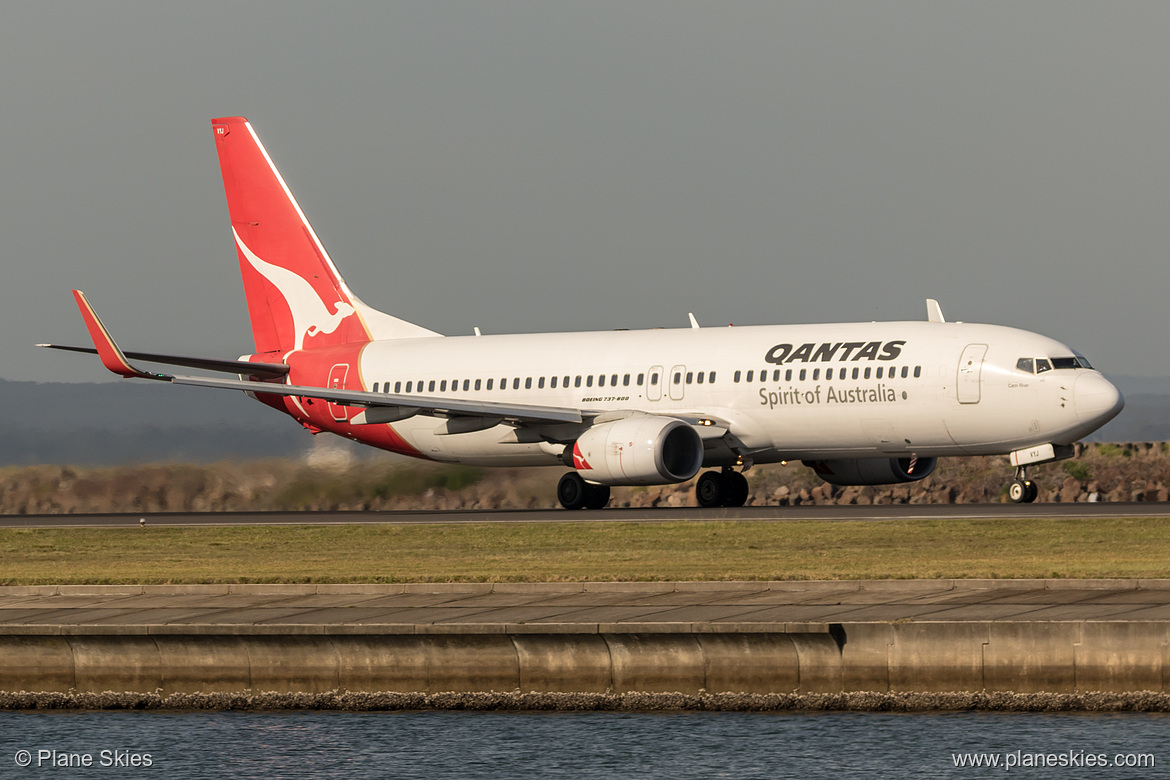 Qantas Boeing 737-800 VH-VYJ at Sydney Kingsford Smith International Airport (YSSY/SYD)