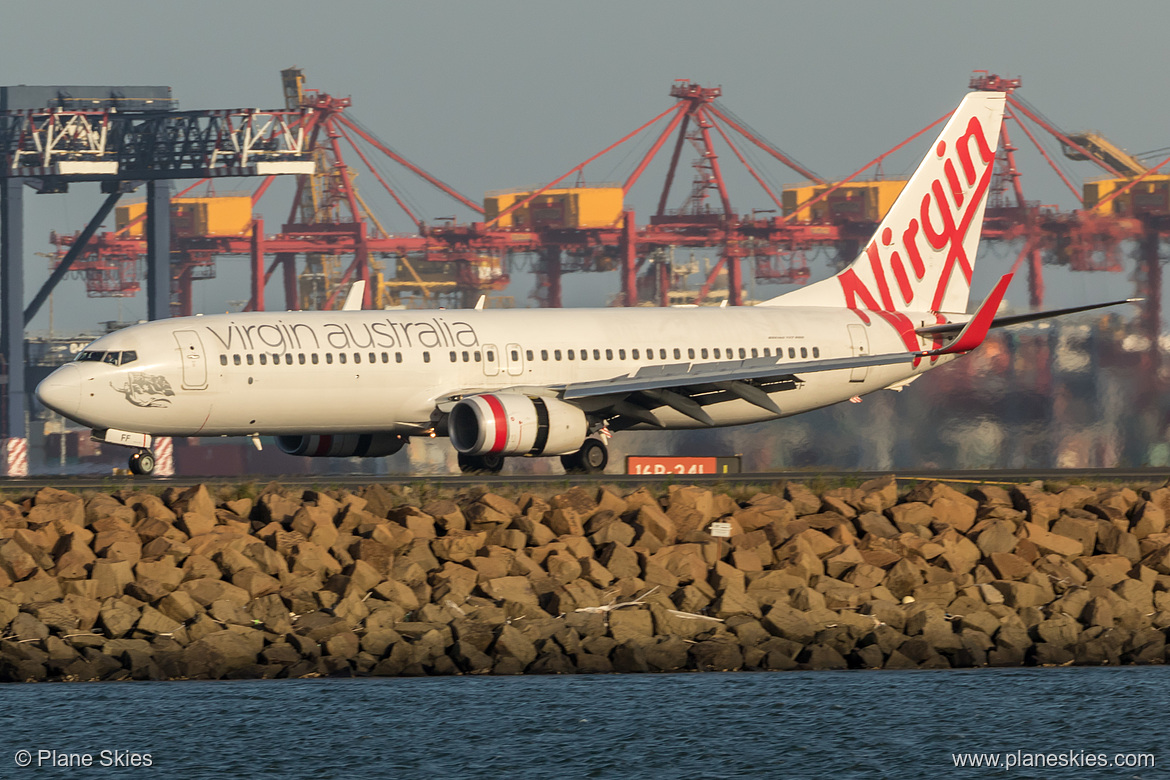 Virgin Australia Boeing 737-800 VH-YFF at Sydney Kingsford Smith International Airport (YSSY/SYD)