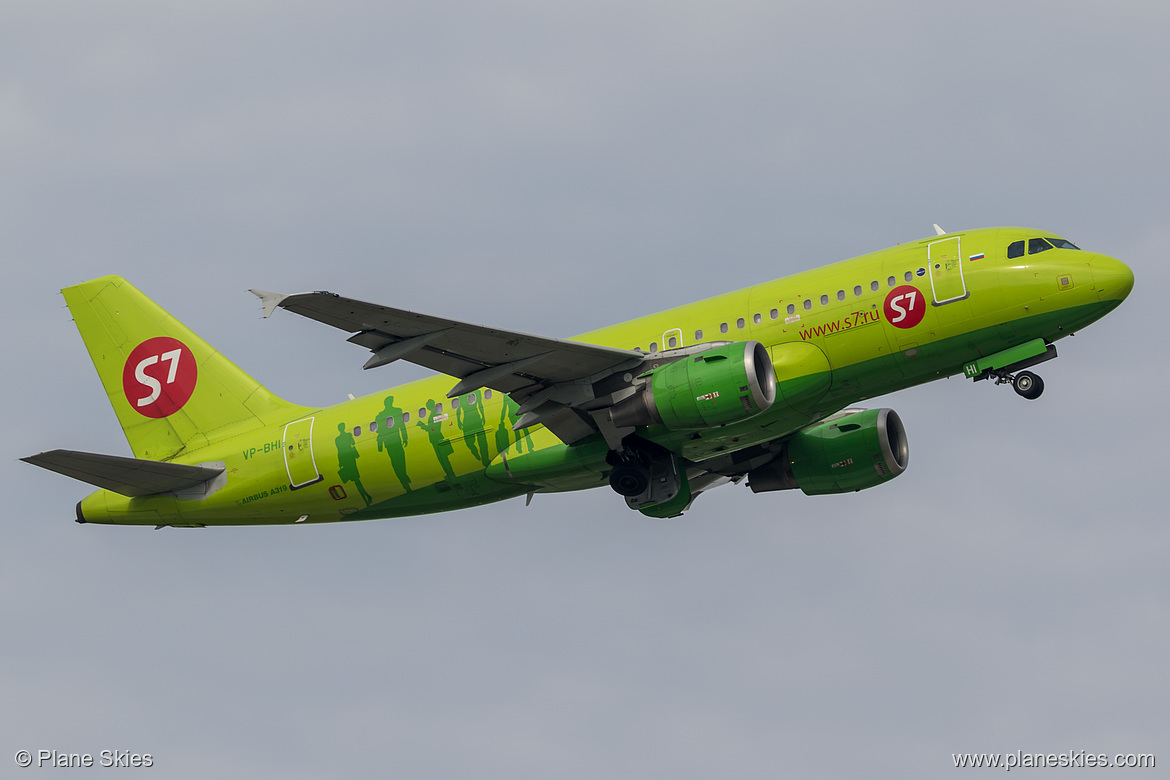 S7 Airlines Airbus A319-100 VP-BHI at Munich International Airport (EDDM/MUC)