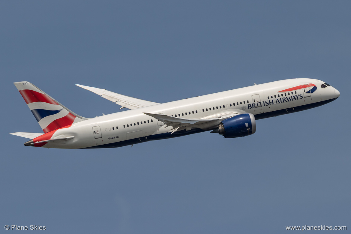 British Airways Boeing 787-8 G-ZBJC at London Heathrow Airport (EGLL/LHR)