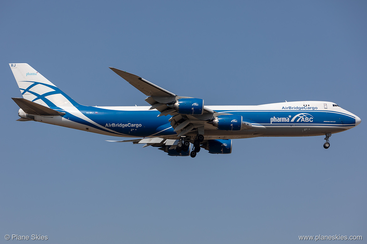 AirBridge Cargo Boeing 747-8F VQ-BRJ at Frankfurt am Main International Airport (EDDF/FRA)